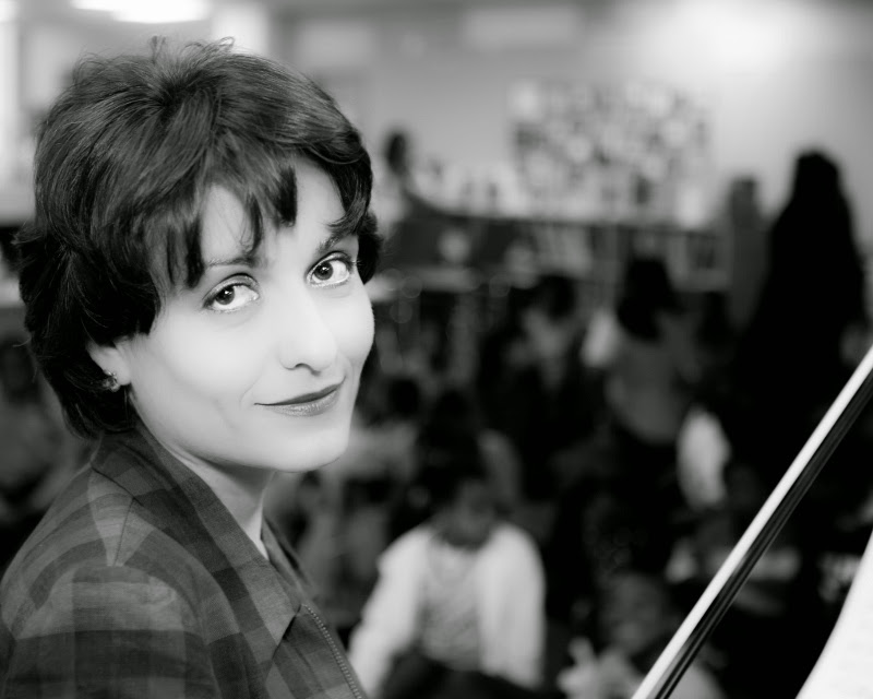 Christine Kharazian, concert violinist in Washington DC